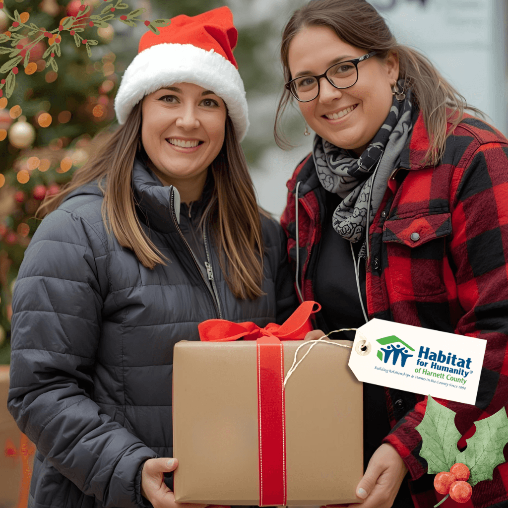 As we enter the season of giving—--we hope you will consider making a year-end gift to Habitat for Humanity of Harnett County. You may mail your tax-deductible gift to us at P.O. Box 2157 Dunn, NC